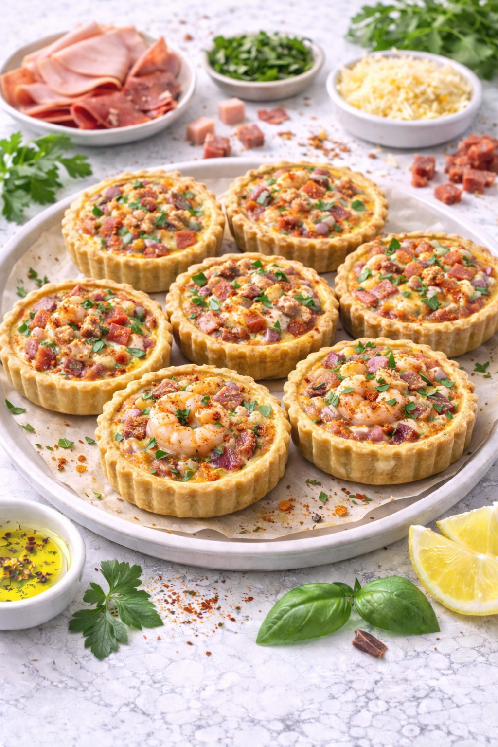 Quiche Charcuterie